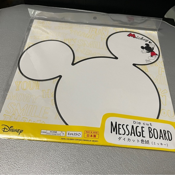 Disney x Daiso Mickey Mouse Die Cut Message Board - Picture 3 of 4